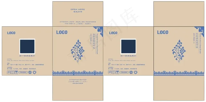 纸箱设计ai矢量模版下载