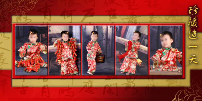 儿童艺术写真PSD分层素材(3937X1969(DPI:200))psd模版下载