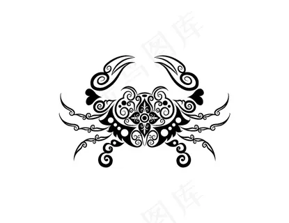 手绘动物图案矢量素材01