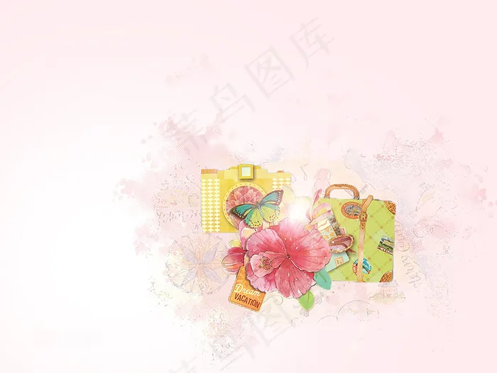 时尚背景花纹图片