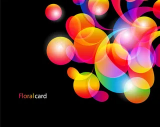 色彩鲜艳的图案03矢量