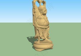 泥塑弥勒佛图片