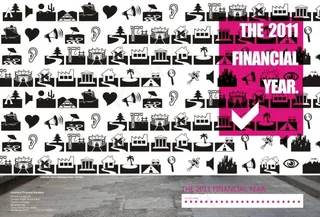 剪影拼接封面设计