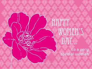 菱形底纹大红花