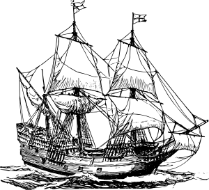 帆船船剪贴画