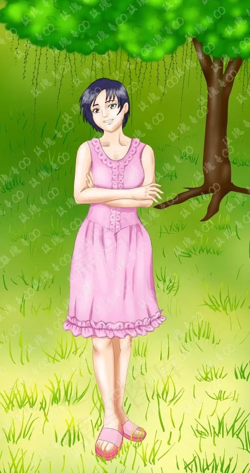 卡通美女 美少女图片