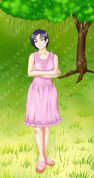 卡通美女 美少女图片