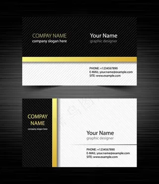 黑色商务大气名片