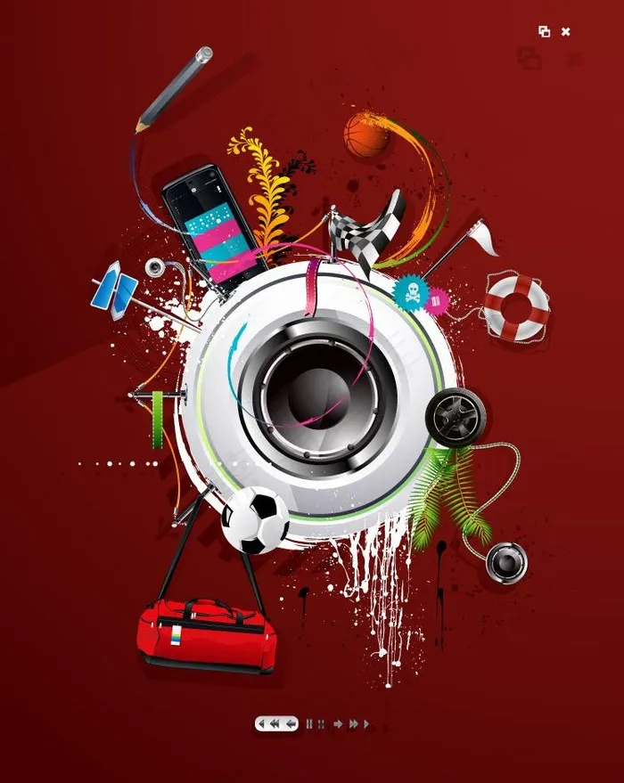 旅游休闲背景图片eps,ai矢量模版下载