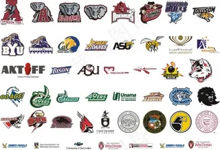 标识 绿色 植物动物 人物图案