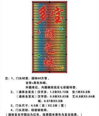 吸塑发光字门头图片