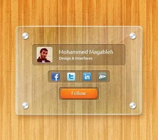 玻璃质感ui界面2