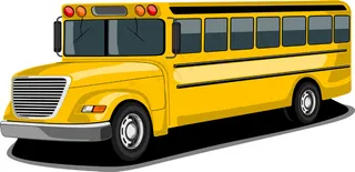 侧视图的公共交通巴士的橙色和白色的...