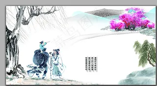 清明节古色古香图片