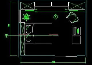 卧室CAD祥图素材40