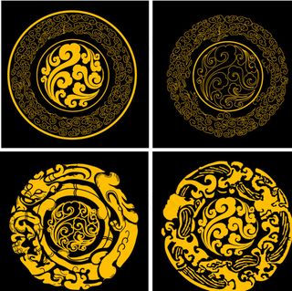 古典祥云花纹图片