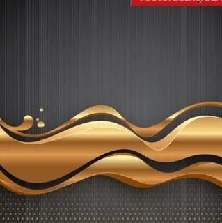 的背景矢量金色的动态线