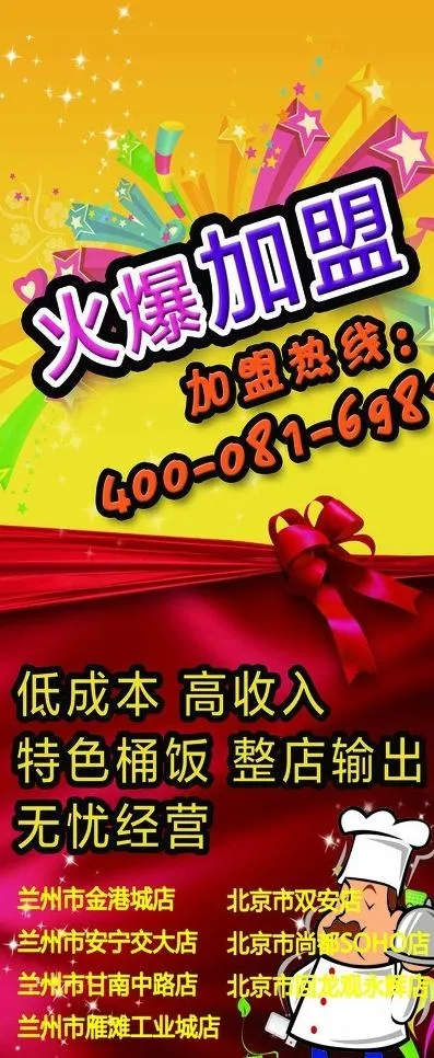 火爆招商图片psd模版下载