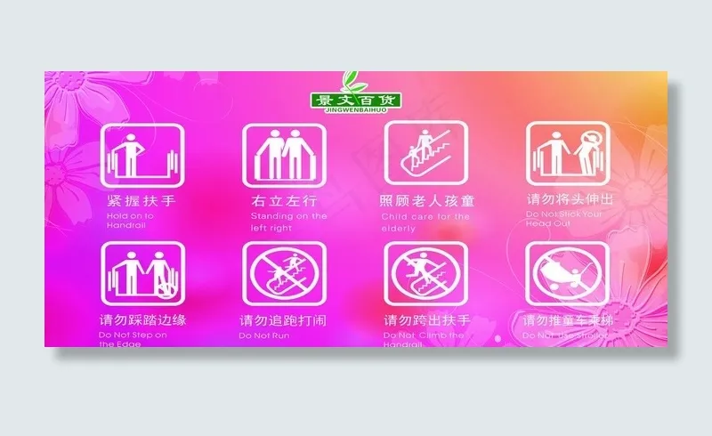 电梯提示图片(5906X2953(DPI:150))psd模版下载