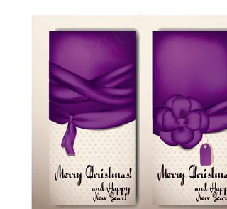 圣诞卡片名片矢量素材