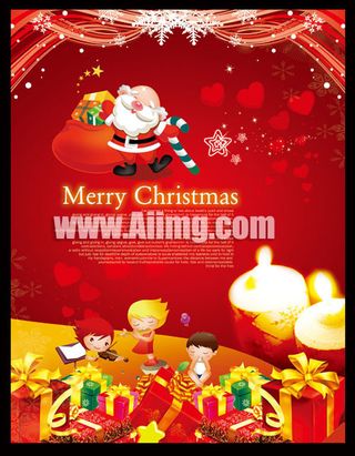 快乐圣诞节海报psd素材