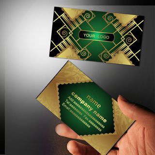 高贵奢华 个人通用名片PSD模版下...