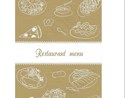 西餐店咖啡店菜单封面