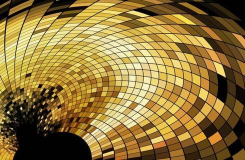 动感潮流马赛克背景矢量素材