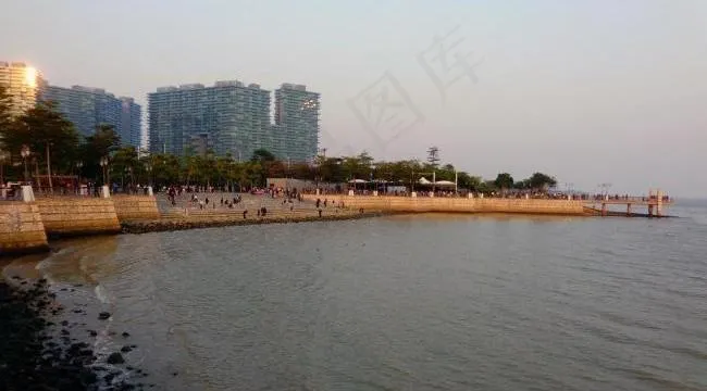 城市夕阳图片