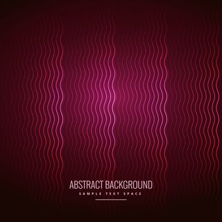 带波浪线的粉色背景