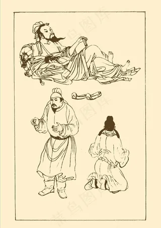 白描历朝官吏服饰