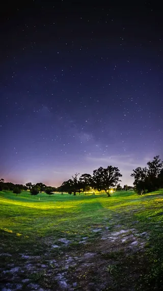 星空下的风景高清摄影图片