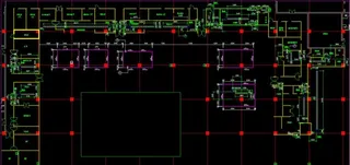 藏式宾馆一层地沟布置图
