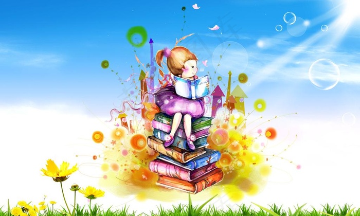 田园风光创意设计图片