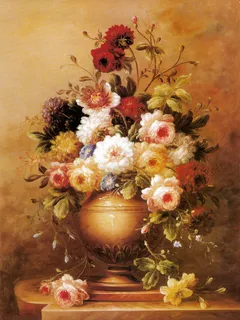 花瓶静物油画写生 花瓶静物油画写生