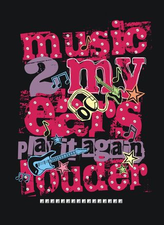 T恤图案设计图文组合