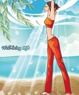 卡通瑜伽人物图片