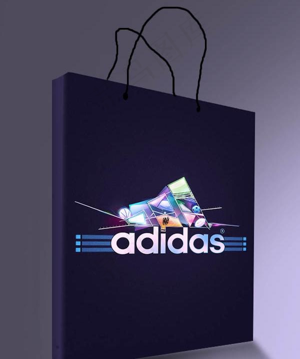 服装手提袋效果图psd模版下载
