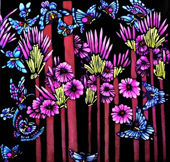 手工绘画云南印象