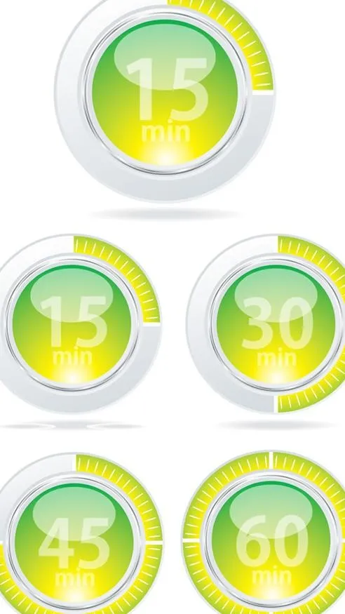 计时表矢量图 AIai矢量模版下载