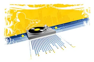 DJ音乐元素矢量素材