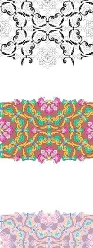 花边防伪底纹