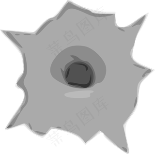 子弹孔夹艺术