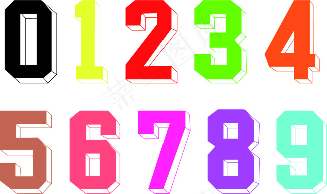数字创意设计ai矢量模版下载
