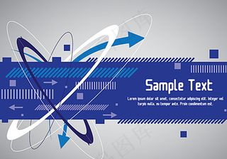 炫酷科技背景矢量素材图片