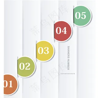 排版素材——圆形数字贴