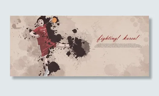 手绘人物手球运动员图片