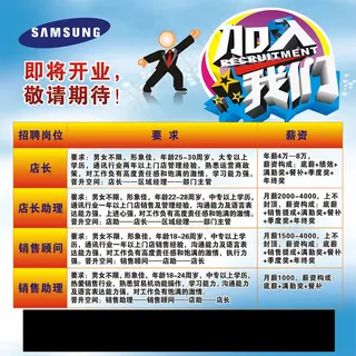 招聘海报