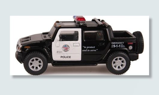 悍马h2警车 侧面图片