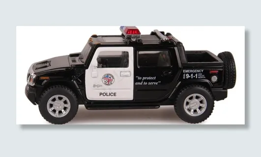 悍马h2警车 侧面图片